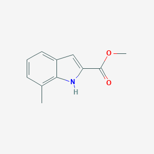 molecular formula C11H11NO2 B099415 methyl 7-methyl-1H-indole-2-carboxylate CAS No. 16732-82-4