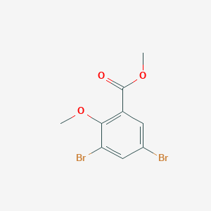 molecular formula C9H8Br2O3 B099424 Methyl 3,5-dibromo-2-methoxybenzoate CAS No. 15790-59-7