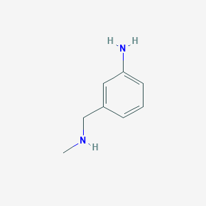 molecular formula C8H12N2 B099425 3-Amino-N-methylbenzylamine CAS No. 18759-96-1