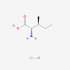 molecular formula C6H14ClNO2 B099432 L-异亮氨酸盐酸盐 CAS No. 17694-98-3