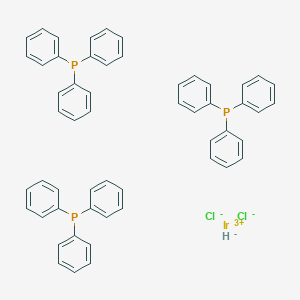 molecular formula C54H46Cl2IrP3 B099438 Dichlorohydrotris(triphenylphosphine)iridium CAS No. 16971-01-0