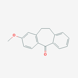 molecular formula C16H14O2 B099441 2-甲氧基-二苯并亚苏伯酮 CAS No. 17910-72-4