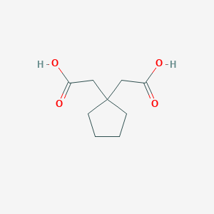molecular formula C9H14O4 B099443 1,1-环戊二乙酸 CAS No. 16713-66-9