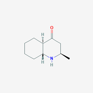 molecular formula C10H17NO B099451 (2R*,4aR*,8aR*)-2-甲基八氢-4(1H)-喹啉酮 CAS No. 16041-56-8