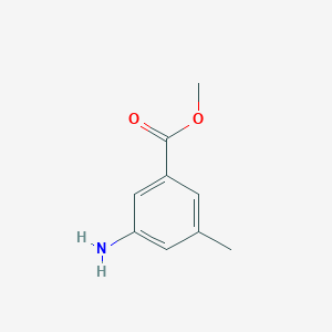 molecular formula C9H11NO2 B099481 3-氨基-5-甲基苯甲酸甲酯 CAS No. 18595-15-8