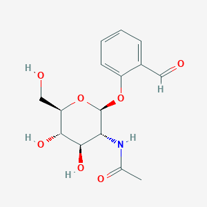 B099484 2-Formylphenyl 2-acetamido-2-deoxy-b-D-glucopyranoside CAS No. 15430-78-1