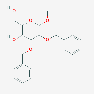 molecular formula C21H26O6 B099485 2,3-二-O-苄基己吡喃糖甲基 CAS No. 17791-36-5