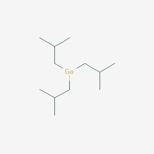 molecular formula C12H27Ga B099540 Tris(2-methylpropyl)gallane CAS No. 17150-84-4