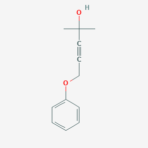B099548 3-Pentyn-2-ol, 2-methyl-5-phenoxy- CAS No. 16488-98-5