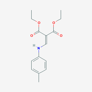 molecular formula C15H19NO4 B099553 2-(4-甲苯磺胺基亚甲基)丙二酸二乙酯 CAS No. 19056-84-9