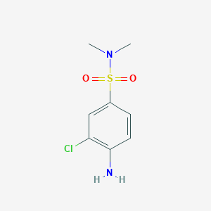 molecular formula C8H11ClN2O2S B099558 4-氨基-3-氯-N,N-二甲基苯磺酰胺 CAS No. 19021-35-3