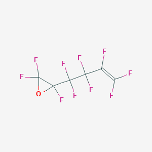 B099568 Trifluoro(1,1,2,2,3,4,4-heptafluorobut-3-enyl)oxirane CAS No. 15453-10-8