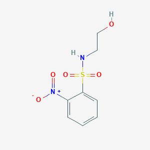 molecular formula C8H10N2O5S B099574 N-(2-羟乙基)-2-硝基苯磺酰胺 CAS No. 18226-11-4