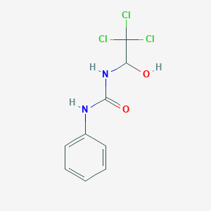 B099591 1-Phenyl-3-(2,2,2-trichloro-1-hydroxyethyl)urea CAS No. 19177-72-1