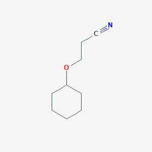 B099594 3-(Cyclohexyloxy)propiononitrile CAS No. 16728-52-2