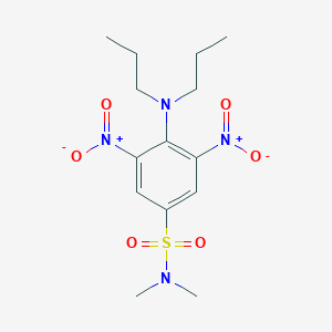 B099598 N,N-Dimethyl-3,5-dinitro-4-(dipropylamino)benzenesulfonamide CAS No. 19044-94-1