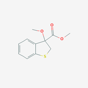 B099611 Methyl 3-methoxybenzo[b]thiophene-3-carboxylate CAS No. 19354-51-9