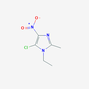 B099614 5-Chloro-1-ethyl-2-methyl-4-nitro-1H-imidazole CAS No. 2302-28-5