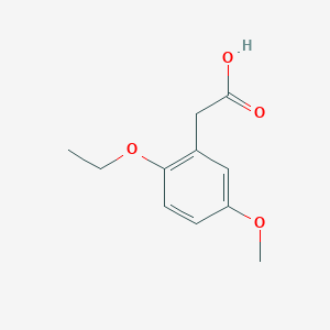 molecular formula C11H14O4 B099631 (2-乙氧基-5-甲氧基苯基)乙酸 CAS No. 18086-33-4