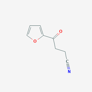 molecular formula C8H7NO2 B099665 4-(2-呋喃基)-4-氧代丁腈 CAS No. 17960-37-1
