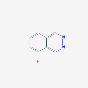 molecular formula C8H5FN2 B009970 5-氟酞嗪 CAS No. 103119-77-3