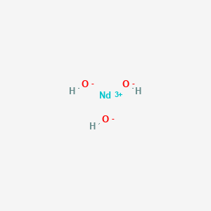 molecular formula Nd(OH)3<br>H3NdO3 B099786 Neodymium trihydroxide CAS No. 16469-17-3