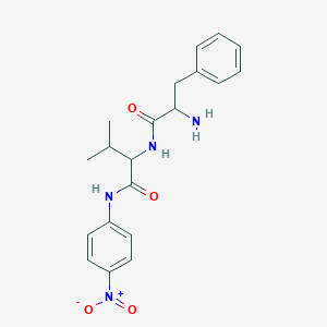 molecular formula C20H24N4O4 B009980 D-苯-缬-对硝基苯胺 CAS No. 108321-89-7
