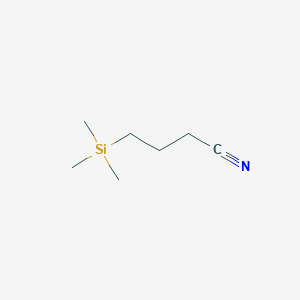 molecular formula C7H15NSi B099811 4-(Trimethylsilyl)butanenitrile CAS No. 18301-86-5