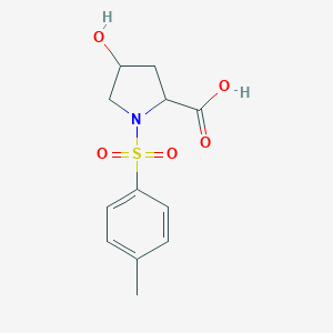 B099850 4-Hydroxy-1-[(4-methylphenyl)sulfonyl]-2-pyrrolidinecarboxylic acid CAS No. 16257-64-0