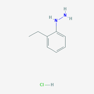 molecular formula C8H13ClN2 B099876 2-Ethylphenylhydrazine hydrochloride CAS No. 19398-06-2