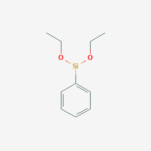 molecular formula C10H15O2Si B099880 Phenyldiethoxysilane CAS No. 17872-93-4