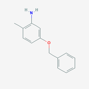 molecular formula C14H15NO B099888 5-(Benzyloxy)-2-methylaniline CAS No. 19499-88-8