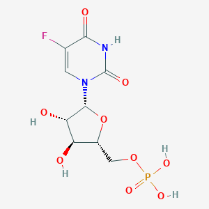 molecular formula C9H12FN2O9P B099895 1-(5-Phospho-beta-D-arabinofuranosyl)-5-fluorouracil CAS No. 17124-23-1
