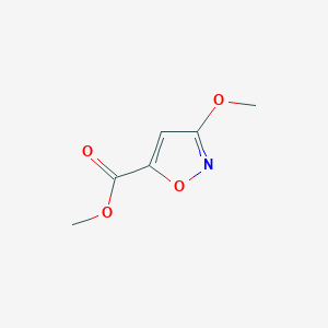 molecular formula C6H7NO4 B099901 3-甲氧基异恶唑-5-羧酸甲酯 CAS No. 16880-11-8