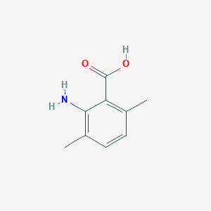 molecular formula C9H11NO2 B099903 2-氨基-3,6-二甲基苯甲酸 CAS No. 15540-91-7