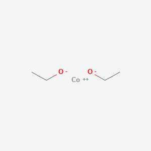molecular formula C4H10CoO2 B099912 Cobalt(2+) ethanolate CAS No. 19330-29-1