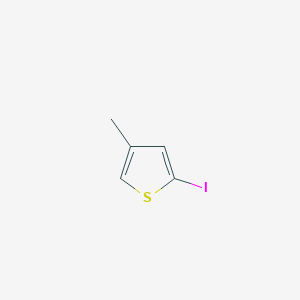 molecular formula C5H5IS B099932 2-Iodo-4-methylthiophene CAS No. 16488-58-7