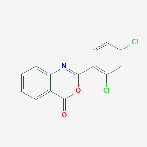 molecular formula C14H7Cl2NO2 B099952 2-(2,4-Dichlorophenyl)-3,1-benzoxazin-4-one CAS No. 18730-23-9