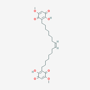 molecular formula C30H40O8 B099972 阿狄西亚醌 A CAS No. 18799-05-8