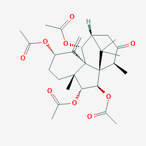 molecular formula C28H38O9 B099973 紫杉宁L CAS No. 18530-11-5