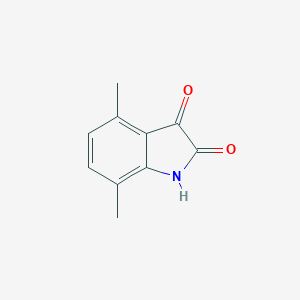 molecular formula C10H9NO2 B099975 4,7-二甲基-1H-吲哚-2,3-二酮 CAS No. 15540-90-6