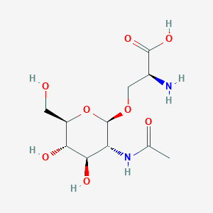 molecular formula C11H20N2O8 B099979 O-丝氨酸-β-N-乙酰葡萄糖胺 CAS No. 17041-36-0